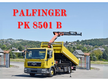 Lastbil med kran MAN TGL 12.220