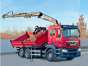 Lastbil med kran MAN TGS 26.360 Kipper 5,15m*HMF 1420 K2 + FUNK/6x2: billede 5