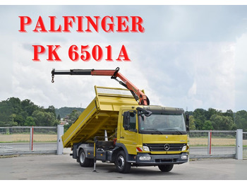 Lastbil med kran MERCEDES-BENZ Atego 818