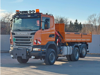 Lastbil med kran Scania G 360 * KIPPER 4,60m * PALFINGER PK 11002/ 6x6: billede 4