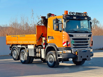 Lastbil med kran Scania G 360 * KIPPER 4,60m * PALFINGER PK 11002/ 6x6: billede 3