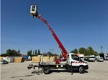 Lastbil, Lastbil med kran Iveco 35-140 S Ruthmann 145 TJ - Lifting Basket: billede 3