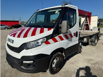 Lastbil, Lastbil med kran Iveco 35-140 S Ruthmann 145 TJ - Lifting Basket: billede 4