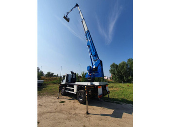 Lastbil, Lastbil med kran Iveco Eurocargo ML 180 E 24 - Bizocchi KJF 320 lifting basket 32 m: billede 3