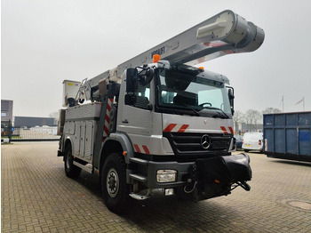 Lastbil, Lastbil med kran Mercedes-Benz Axor 1824 - Lifting basket: billede 3