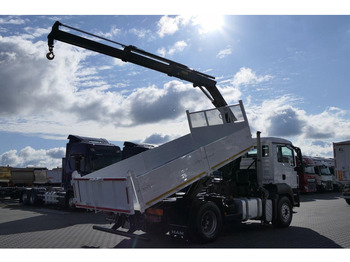 Tipvogn lastbil, Lastbil med kran MAN TGS 18.400 + HDS: billede 4