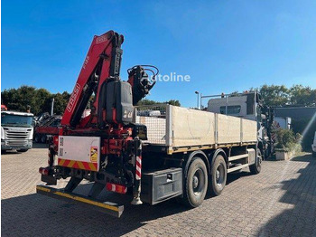 Leje en Mercedes-Benz Arocs 2636 - Flatbed truck + crane Mercedes-Benz Arocs 2636 - Flatbed truck + crane: billede 3