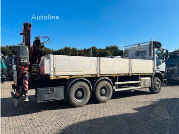 Leje en Mercedes-Benz Arocs 2636 - Flatbed truck + crane Mercedes-Benz Arocs 2636 - Flatbed truck + crane: billede 5
