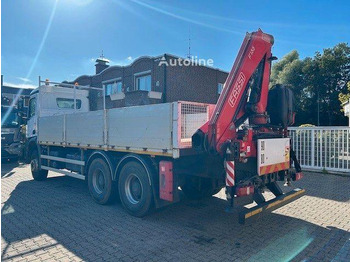 Leje en Mercedes-Benz Arocs 2636 - Flatbed truck + crane Mercedes-Benz Arocs 2636 - Flatbed truck + crane: billede 4