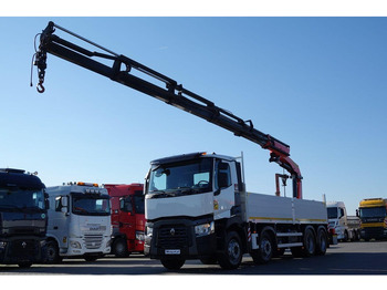 Leje en Renault C 430 / 8x4 / SKRZYNIOWY 7 M + HDS PALFINGER 33002 -wysów: 14,5 Renault C 430 / 8x4 / SKRZYNIOWY 7 M + HDS PALFINGER 33002 -wysów: 14,5: billede 2