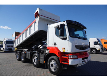 Tipvogn lastbil Renault KERAX 480 / 8x4 / WYWROTKA / HYDROBURTA / HYDROKLAPA / BORDMATIC: billede 4