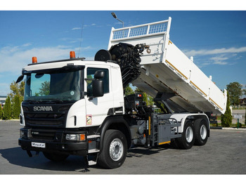 Tipvogn lastbil SCANIA P 410