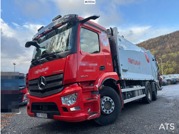 Leje en Mercedes Actros 2543 6x2 2 – kammers komprimatorbil m/ 2020 JOAB Anaconda twin påbygg Mercedes Actros 2543 6x2 2 – kammers komprimatorbil m/ 2020 JOAB Anaconda twin påbygg: billede 3