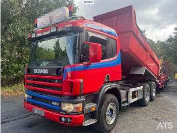 Tipvogn lastbil SCANIA P124