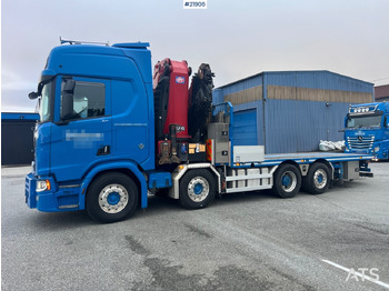 Lastbil med kran SCANIA R 580
