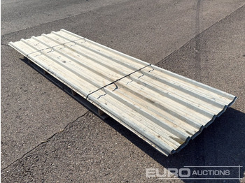 Bygningsudstyr 3.00x1.00m Galvanized Roof Sheets (5 of): billede 2