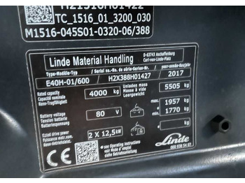 El gaffeltruck LINDE E