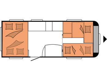 Campingvogn DE LUXE 515 UHK: billede 2
