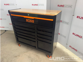 Værkstedsudstyr 2025 Boss Wheeled Tool Trolley, 523pcs Tool Kit, Worktop (Black): billede 3