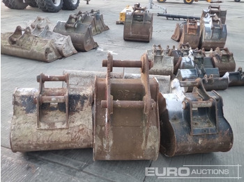 Skovl 58" Ditching, 30", 24", 24" Digging Bucket 60mm Pin to suit 10 Ton Excavator: billede 4