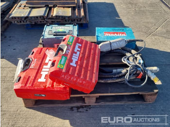 Bygningsudstyr Hilti TE30 110Volt Hammer Drill, Hilti TE6-A36 Battery Hammer Drill, Makita 6906 110Volt Impact Driver, Makita DTW1001 Battery Impact Driver, 110Volt Concrete Poker: billede 2