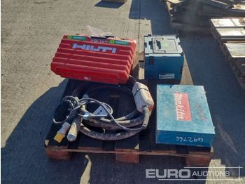 Bygningsudstyr Hilti TE30 110Volt Hammer Drill, Hilti TE6-A36 Battery Hammer Drill, Makita 6906 110Volt Impact Driver, Makita DTW1001 Battery Impact Driver, 110Volt Concrete Poker: billede 4