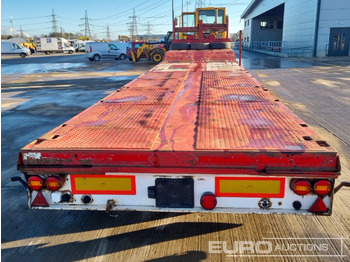 Lastbil med lad Nooteboom 4 Axle Extendable Low Loader Trailer, Twin Axle Rear Steer, Out Riggers: billede 4