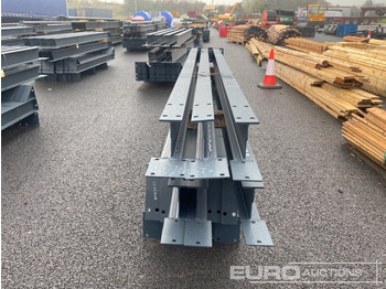 Skur container Unused 30’ x 20’ x 12’ Steel Frame Building, 12.5 Roof Pitch, Purlin Cleats: billede 3