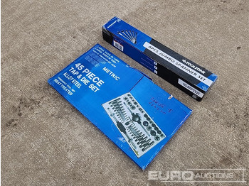 Værkstedsudstyr Unused 6Pc Jumbo Spanner Set & 45Pc Tap & Die Set (2 of): billede 4 Værkstedsudstyr Unused 6Pc Jumbo Spanner Set & 45Pc Tap & Die Set (2 of): billede 4