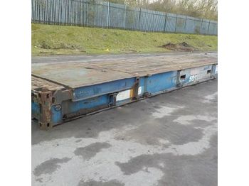 Veksellad/ Container 40’ Flat Rack Container: billede 1