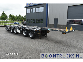 Containerbil/ Veksellad sættevogn D-Tec CT-60-05D COMBITRAILER | 2x20-30-40-45ft HC * 3x STEERING * 3x LIFT AXLE * NL TRAILER: billede 4