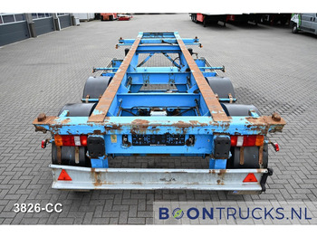 Containerbil/ Veksellad sættevogn Schweriner Nutzfahrzeuge CS 20 CHASSIS | 20ft * STEEL SUSPENSION * BPW / DRUM * 9x AVAILABLE: billede 5