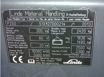 Leje en Linde P250 Linde P250: billede 5