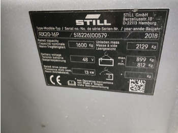 El gaffeltruck Still RX20-16P: billede 5