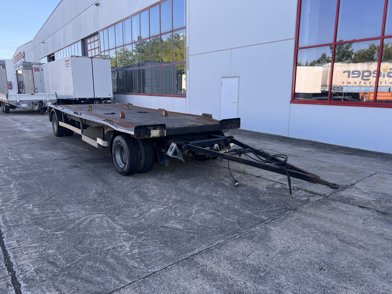 Dinkel DAC 18000 2 Achs Kombi- Anhänger für Abroll- oder Absetzmulden oder Tieflader - Kroghejsvogn/ Skip loader anhænger: billede 2 Dinkel DAC 18000 2 Achs Kombi- Anhänger für Abroll- oder Absetzmulden oder Tieflader - Kroghejsvogn/ Skip loader anhænger: billede 2