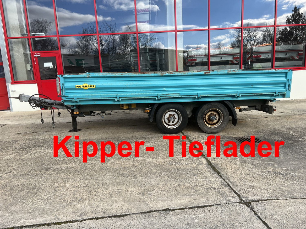 Humbaur HTK 10 50 24 Tandem Kipper- Tieflader - Tipvogn påhængsvogn: billede 1 Humbaur HTK 10 50 24 Tandem Kipper- Tieflader - Tipvogn påhængsvogn: billede 1