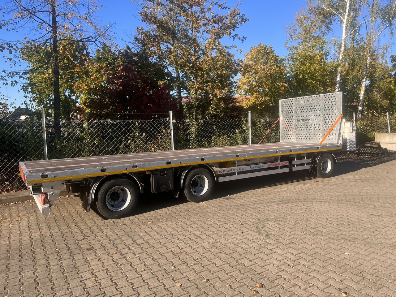 Möslein T 3 Plato 9 m 3 Achs Jumbo- Plato- Anhänger 9 m, Mega - Ladtrailer: billede 2 Möslein T 3 Plato 9 m 3 Achs Jumbo- Plato- Anhänger 9 m, Mega - Ladtrailer: billede 2