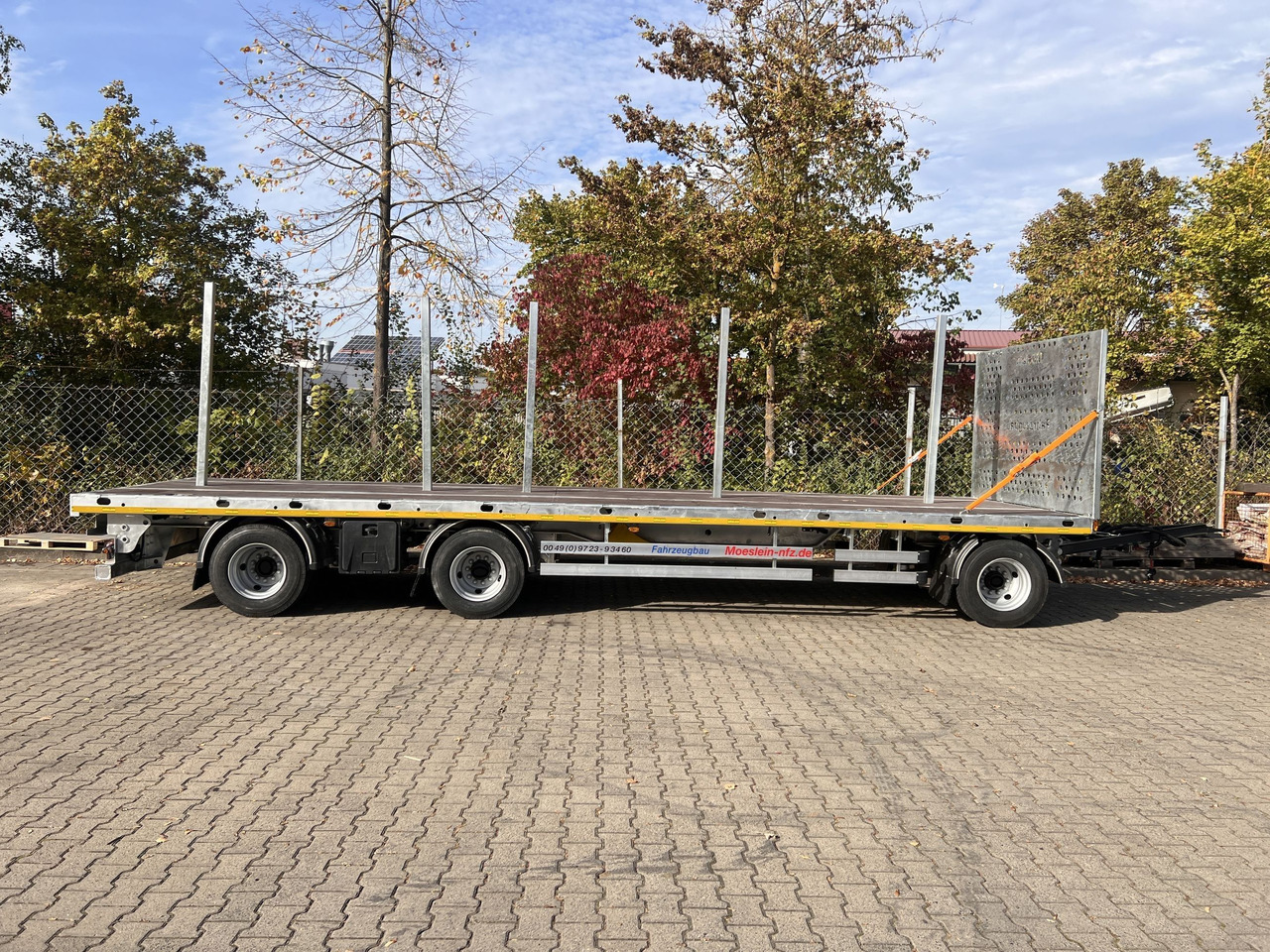 Möslein T 3 Plato 9 m 3 Achs Jumbo- Plato- Anhänger 9 m, Mega - Ladtrailer: billede 2 Möslein T 3 Plato 9 m 3 Achs Jumbo- Plato- Anhänger 9 m, Mega - Ladtrailer: billede 2