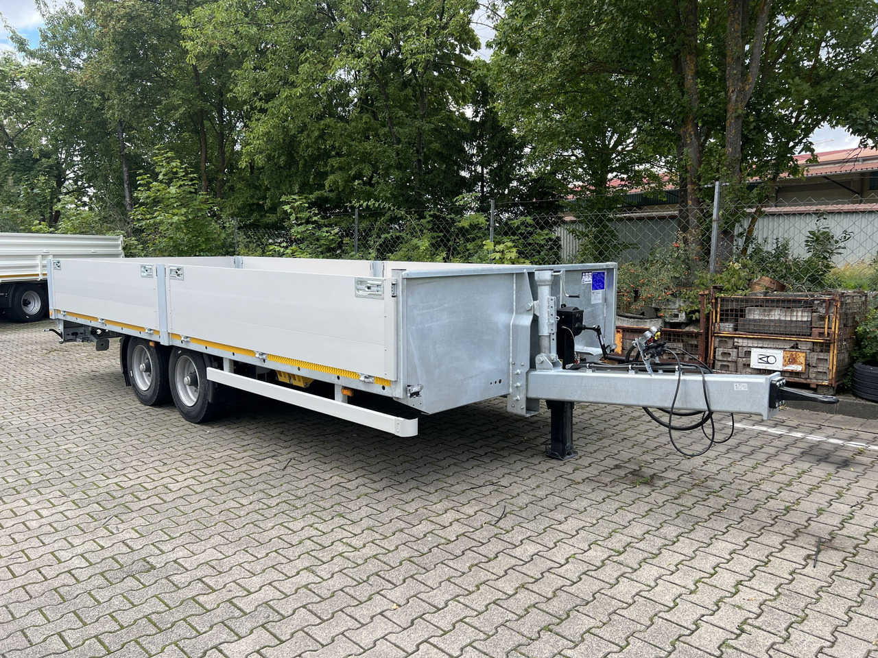 Ny Ladtrailer Möslein THT 11 G 6,2 L Tandem- Pritschenanhänger- Tieflader: billede 9 Ny Ladtrailer Möslein THT 11 G 6,2 L Tandem- Pritschenanhänger- Tieflader: billede 9