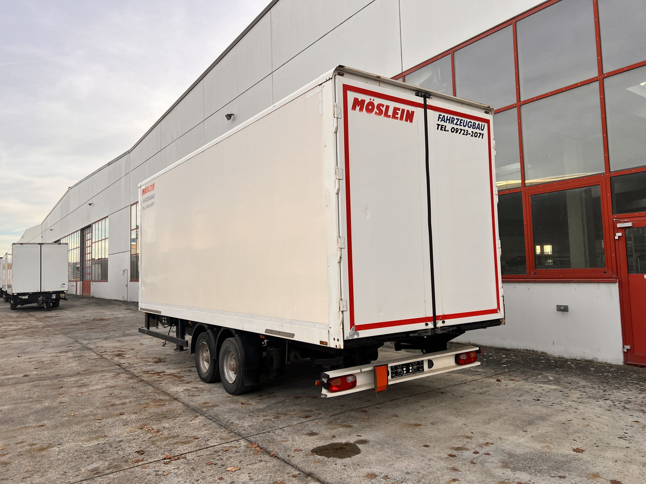 Varevogn påhængsvogn Möslein TKO 105 D Schwebheim  Tandem- Koffer- Anhänger, Durchladbar: billede 6