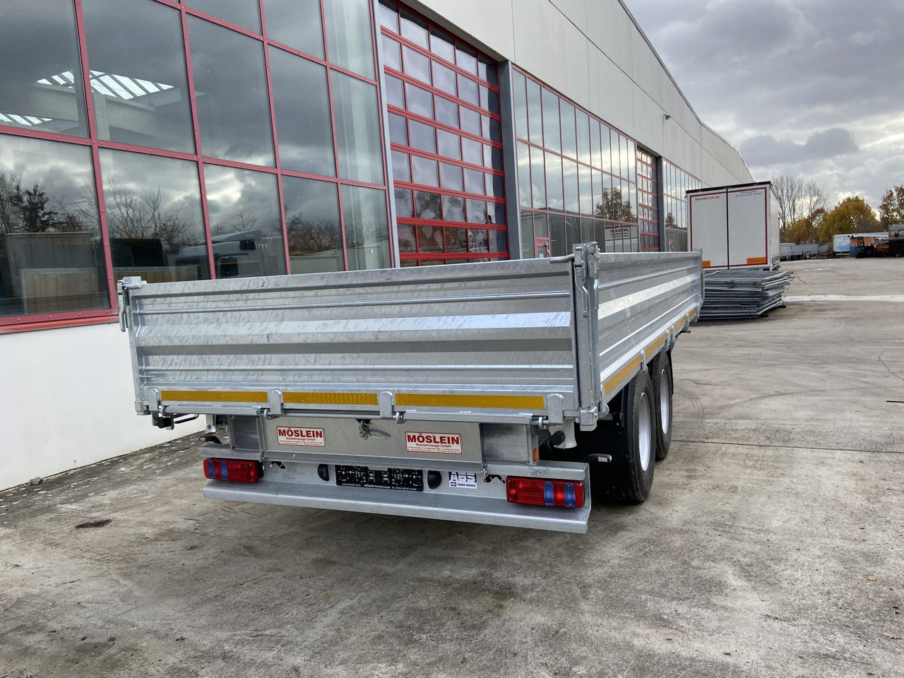Ny Tipvogn påhængsvogn Möslein TTD 14  5,70 m  14 t Kipper Tieflader 5,70 m lang, Breite Reifen-- Neufahrzeug --: billede 9