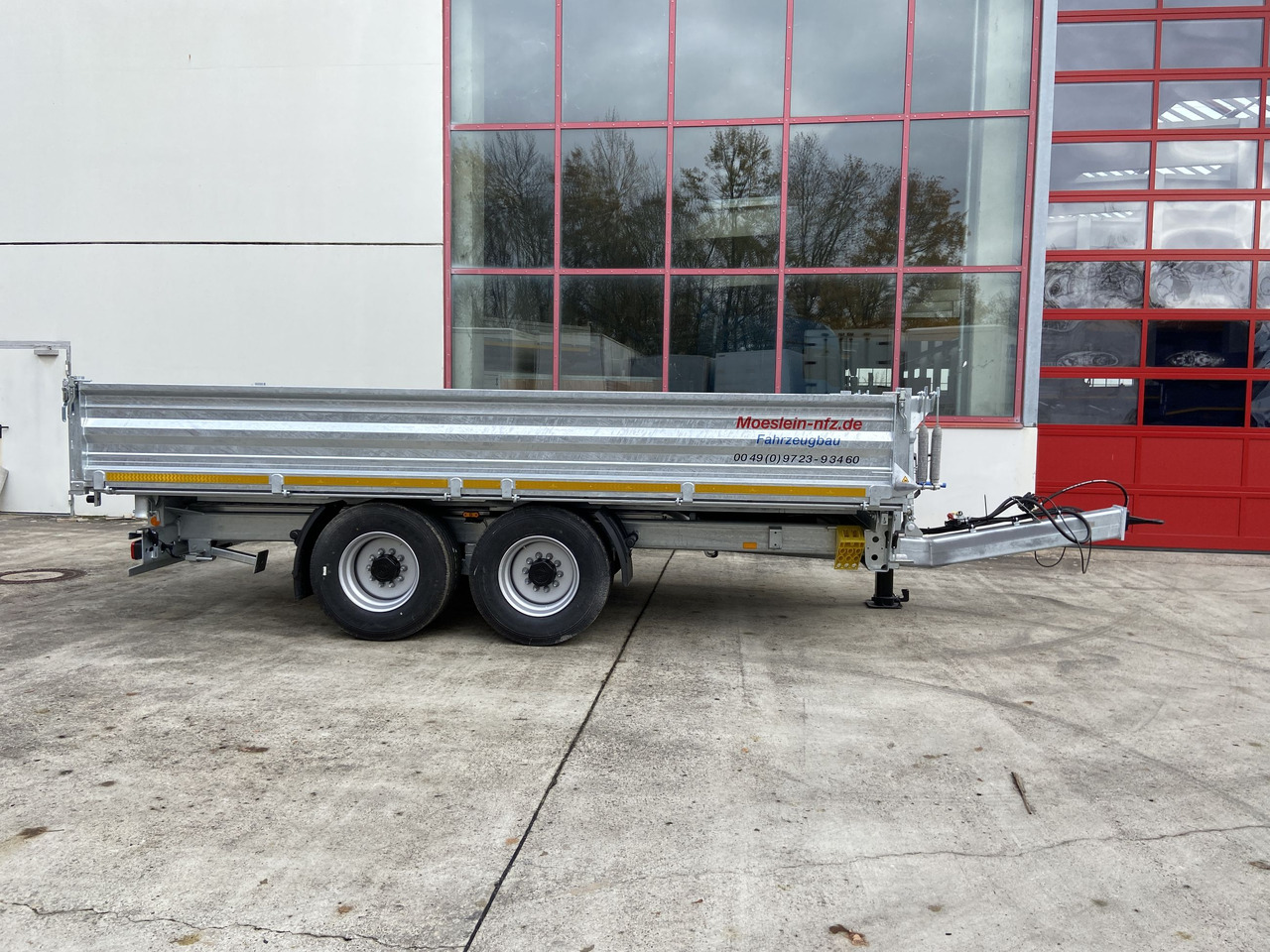 Ny Tipvogn påhængsvogn Möslein TTD 14  5,70 m  14 t Kipper Tieflader 5,70 m lang, Breite Reifen-- Neufahrzeug --: billede 12