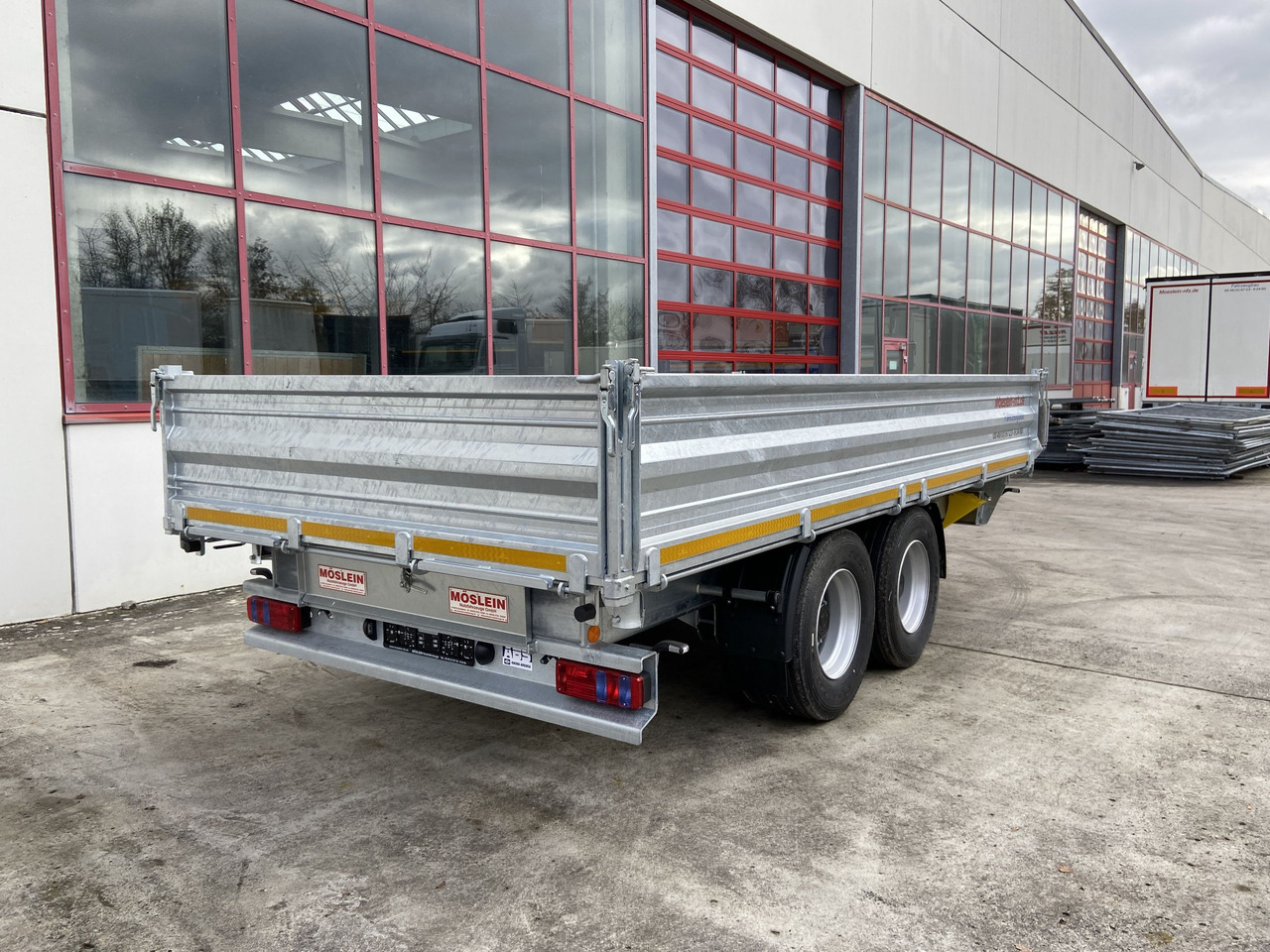 Ny Tipvogn påhængsvogn Möslein TTD 14  5,70 m  14 t Kipper Tieflader 5,70 m lang, Breite Reifen-- Neufahrzeug --: billede 11