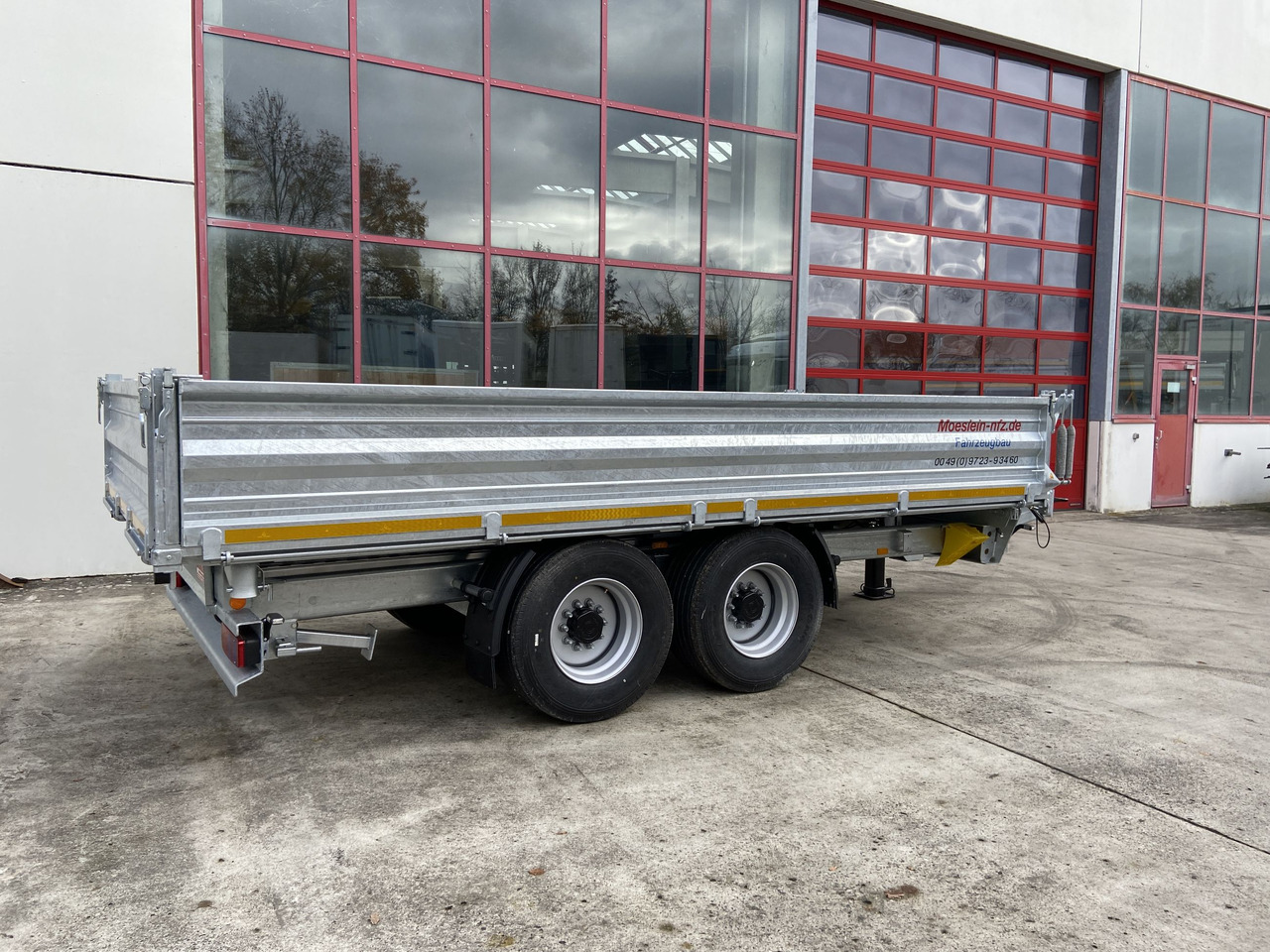 Ny Tipvogn påhængsvogn Möslein TTD 14  5,70 m  14 t Kipper Tieflader 5,70 m lang, Breite Reifen-- Neufahrzeug --: billede 8