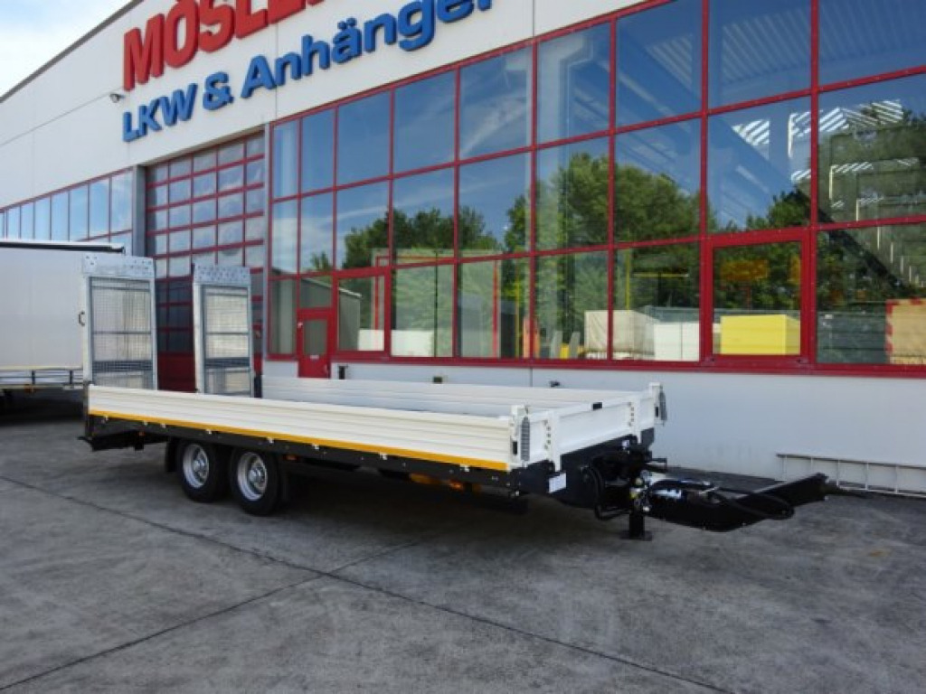 Möslein TTT 13 6,2 BR Weiß Neuer 13 t GG Tandemtieflader mit Breiten Rampen - Nedbygget platform påhængsvogn: billede 1 Möslein TTT 13 6,2 BR Weiß Neuer 13 t GG Tandemtieflader mit Breiten Rampen - Nedbygget platform påhængsvogn: billede 1