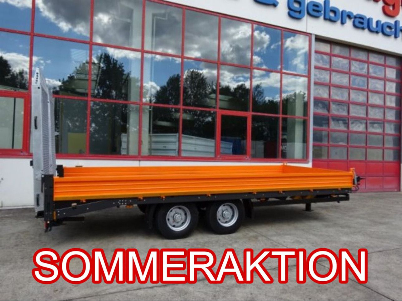 Möslein TTT 13- 6,28 Orange  Neuer Tandemtieflader 13 t GG - Nedbygget platform påhængsvogn: billede 1 Möslein TTT 13- 6,28 Orange  Neuer Tandemtieflader 13 t GG - Nedbygget platform påhængsvogn: billede 1