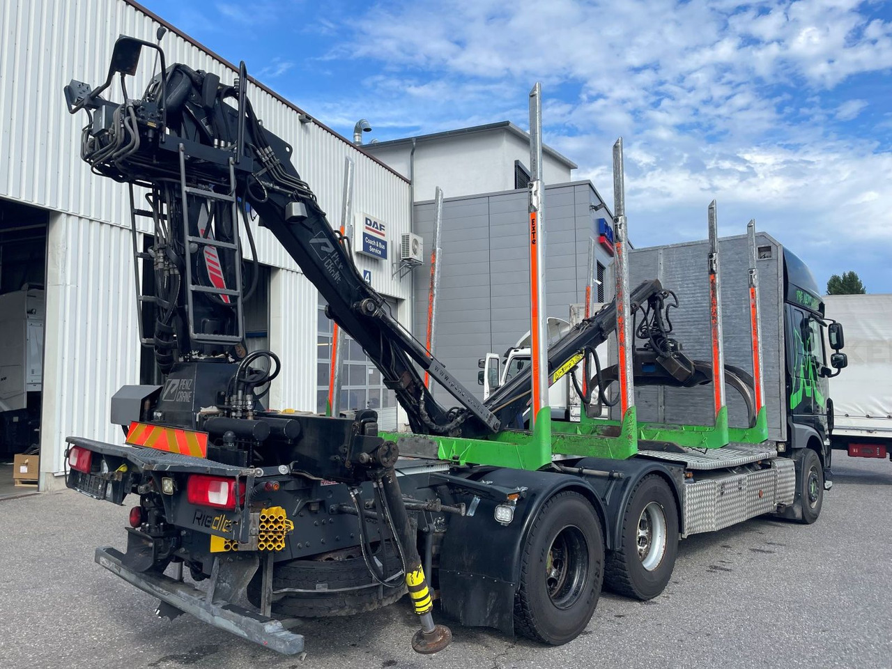 DAF FAT XF 530 SSC, Holztransport, Greifer mit Säge - Tømmerbil, Lastbil med kran: billede 3 DAF FAT XF 530 SSC, Holztransport, Greifer mit Säge - Tømmerbil, Lastbil med kran: billede 3