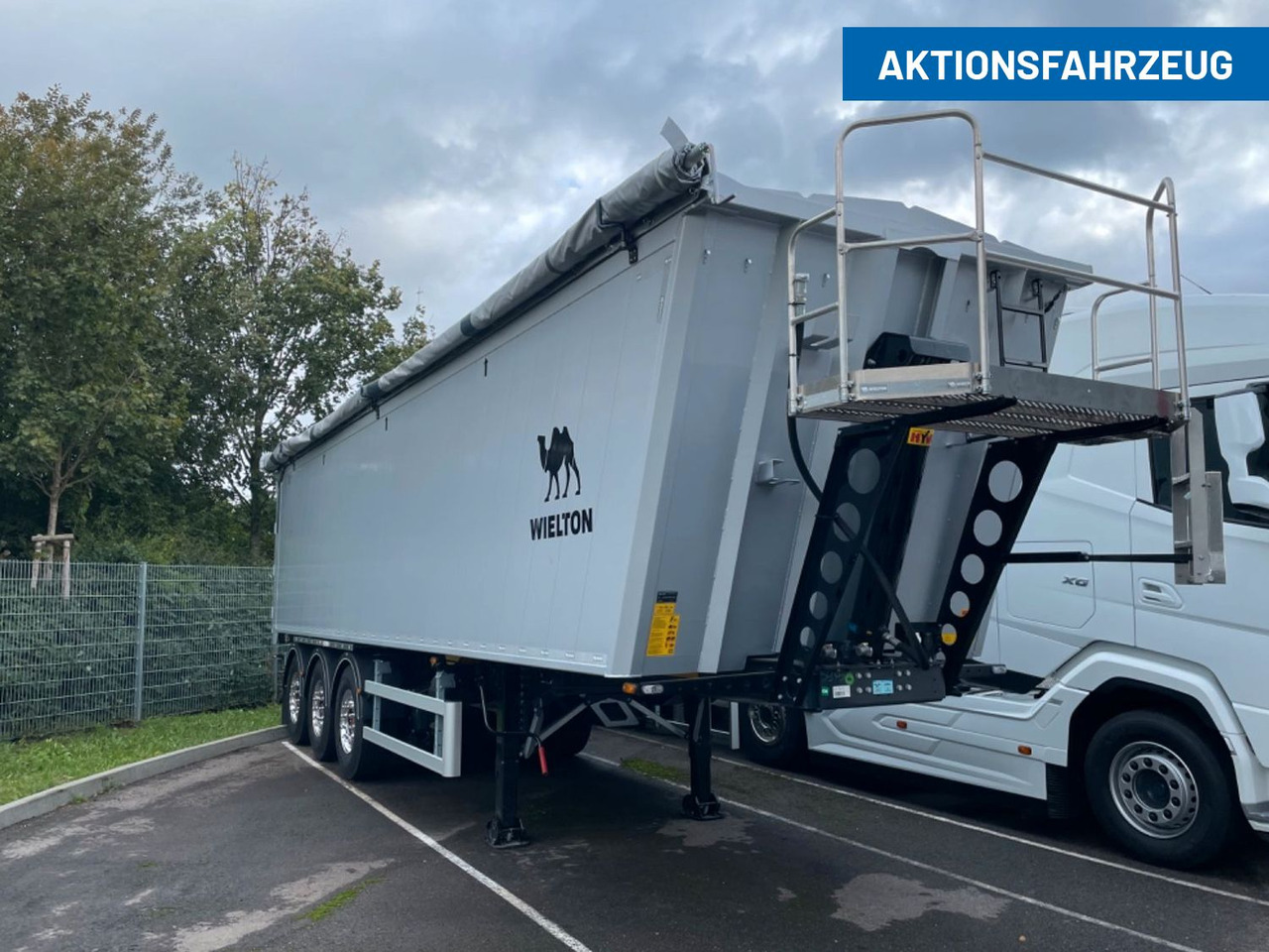 Ny Tipvogn sættevogn Wielton Bulk Master 51 cbm 3-Achs Alukipper Wielton Bulk Master 51 cbm 3-Achs Alukipper: billede 1