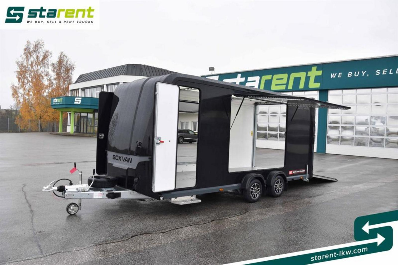 Brian James Trailers BOX VAN 600 Rückfahrkamera LED-Lichter Aluboden - Biltransportør påhængsvogn: billede 1 Brian James Trailers BOX VAN 600 Rückfahrkamera LED-Lichter Aluboden - Biltransportør påhængsvogn: billede 1