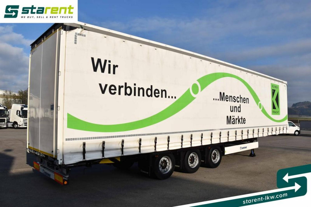 Krone Megatrailer Hubdach Liftachse Palettenanschlagl. - Gardintrailer: billede 5 Krone Megatrailer Hubdach Liftachse Palettenanschlagl. - Gardintrailer: billede 5